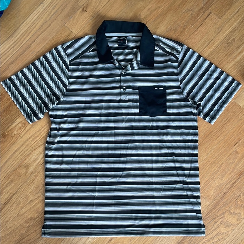 Oakley Striped Golf Shirt